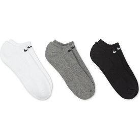ナイキ 3P ソックス エブリデイ クッション ノーショウ ソックス SX7673 964 3足組 靴下 : グレー NIKE 2303_ms
