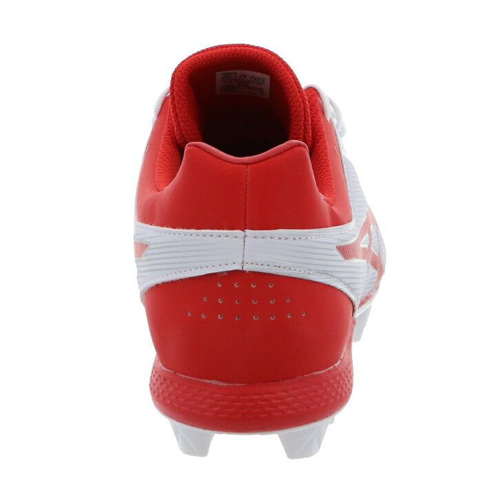 アシックス NEOREVIVE 4 1123A022 メンズ 野球 スパイクシューズ 2.5E : ホワイト×レッド asics 【正規取扱店】 アシックス NEOREVIVE 4 1123A022 メンズ 野球 スパイクシューズ 2.5E : ホワイト×レッド asics 【正規取扱店】