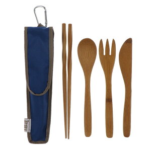 最大10%OFFクーポン 【10/24〜10/27】 トゥーゴーウェア クラシックバンブーカトラリセット 20200001002000 キャンプ 食器 カトラリー : インディゴ TO-GO WARE
