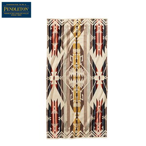 �ő�10��OFF�N�[�|�� �y3/29�`3/30�z �y���h���g�� ICONIC JACQUARD TOWEL BATH White Sands (1937726755) �L�����v ���� PENDLETON