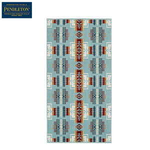 4/10���聚���I�ōő�100��P�o�b�N �y���h���g�� ICONIC JACQUARD TOWEL BATH Chief Joseph Aqua (1937726712) �L�����v ���� PENDLETON