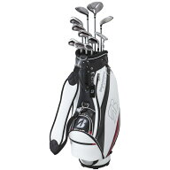 4/10限定★抽選で最大100％Pバック ブリヂストン BSG BG-100 キャディバッグ付 11本セット Rシャフト カ…