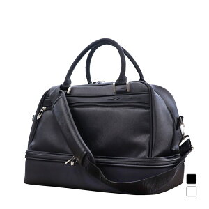 最大10%OFFクーポン 【10/30】 ティゴラ 革シボ 2段 ボストンバッグ コンパクトサイズ ロッカーサイズ 持ち運び楽々! メンズ ゴルフ ボストンバッグ! TIGORA