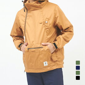 最大10％OFFクーポン 【5/30 0:00〜23:59】 ジーアールエヌアウトドア メンズ アウトドアジャケット HIASOBI CAMPER JACKET GO201Q grn outdoor 2303_mo