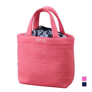 最大10%OFFクーポン 【10/30】 ピン レディース ラウンドトート (GB-L211) ゴルフ ポーチ PING