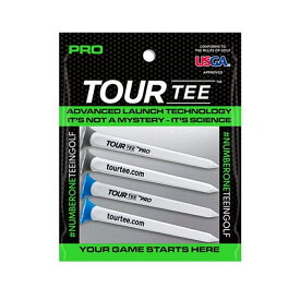 最大10％OFFクーポン 【楽天スーパーSALE限定】 Tour Tee Pro ブルー グレー (T-489-130) 環境にやさしい再生プラスチック使用 カップ上部の突起がボールとの摩擦を減らし飛距離と方向性をUP ゴルフ ティ