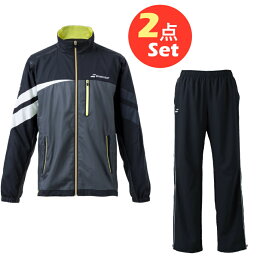 バボラ メンズ テニス バトミントン ウインドブレーカー 上下セット セットアップ TEAM JACKET ウインドパンツ TEAM PANTS BUT2161C BUT1260C BabolaT