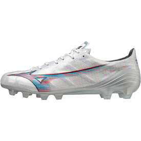 ミズノ α JAPAN P1GA236009 メンズ サッカー スパイクシューズ 2E : ホワイト×シルバー MIZUNO