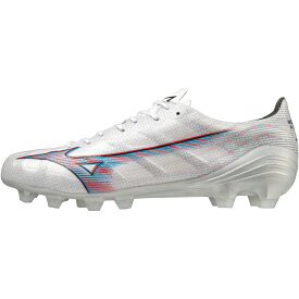 ミズノ α PRO P1GA236409 メンズ サッカー スパイクシューズ 2E : ホワイト×シルバー MIZUNO