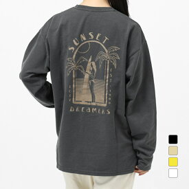 最大10％OFFクーポン ロキシー レディース サーフ 長袖Tシャツ SUNSET DREAMERS LS RLT221092 ROXY