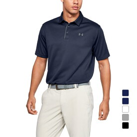 12/15限定★抽選で最大100％Pバック アンダーアーマー メンズ 半袖 ポロシャツ UA Tech Polo 1290140 スポーツウェア UNDER ARMOUR