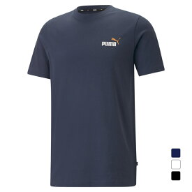 プーマ メンズ 半袖 Tシャツ ESS+ 2 カラー スモール ロゴ Tシャツ 675739 スポーツウェア PUMA