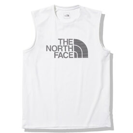 最大10％OFFクーポン ザ・ノースフェイス メンズ 陸上/ランニング ノースリーブシャツ S/L GTD Logo Crew ノースリーブGTDロゴクルー NT12375 : ホワイト THE NORTH FACE