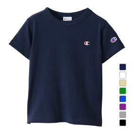 最大10％OFFクーポン 【6/1 0:00〜23:59】 チャンピオン ジュニア キッズ 子供 半袖 Tシャツ Cロゴ刺繍 Tシャツ SHORT SLEEVE T-SHIRT CK-T301 スポーツウェア Champion