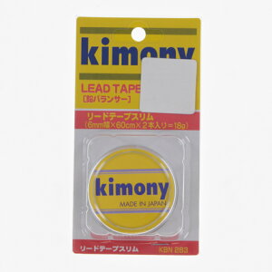 10/25限定★抽選で最大100%Pバック キモニー LEADTAPESLIM リードテープスリム KBN263 テニス 小物 kimony
