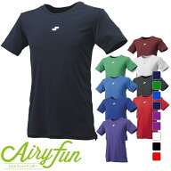 エスエスケイ メンズ 野球 Airy fun 半袖アンダーシャツ エアリーファン ローネック半袖アンダーシャツ S…