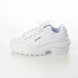 買えば買うほど★最大10％OFFクーポン フィラ FILA×BE:FIRST コラボ ディスラプター2 EXP WSS23023 125 レディース スニーカー ： ホワイト FILA