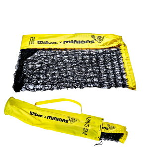 5/20���聚���I�ōő�100��P�o�b�N �E�C���\�� MINIONS TENNIS NET 18 YE/BK �~�j�I���Y�e�j�X�l�b�g 18 WR84143010 �e�j�X ���� Wilson