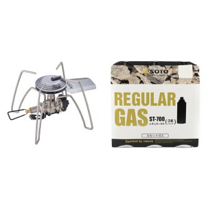 �\�g ���M�����[�^�[�X�g�[�u Renge �� ���M�����[�K�X3�{�p�b�N �Z�b�g ST-340 ST-7001 �L�����v �V���O���R���� �R�� SOTO