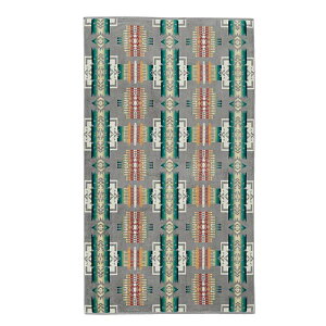 �ő�10��OFF�N�[�|�� �y5/23�`5/27�z �y���h���g�� OVERSIZE JACQUARD TOWELS 1937318510 8000 �L�����v �^�I�� : Chief Joseph Grey PENDLETON