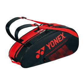 ヨネックス ラケットバッグ6 リュックツキ BAG2332R ラケット6本収納 テニス ラケットバッグ バドミントン リュック リュックサック レッド YONEX