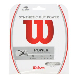 11/15聚Iōő100PobN EC\ SYNTHETIC GUT POWER 16 WH VZeBbNKbg p[16 zCg WRZ945100 dejX XgO Wilson