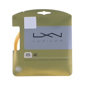 買えば買うほど★最大10％OFFクーポン ルキシロン LUXILON 4G 125 WRZ997110 硬式テニス ストリング LUXILON