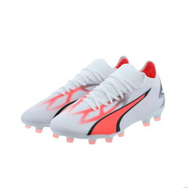 最大10％OFFクーポン プーマ ULTRA MATCH ウルトラ マッチ HG/AG 107519 メンズ サッカー スパイクシューズ 2E : ホワイト×レッド PUMA