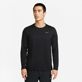 ナイキ メンズ 陸上/ランニング 長袖Tシャツ DF UV マイラー L/S トップ FB7071-010 : ブラック NIKE