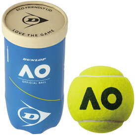 ダンロップ オーストラリアンオープン 2球缶 DAOAYL2TIN 2球入り 硬式テニス プレッシャーボール DUNLOP