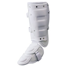 11/15限定★抽選で最大100％Pバック ミズノ フットガード(右足左打者用)高校野球ルール対応モデル 1DJLG22101 硬式用 野球 防具 レッグガード ホワイト MIZUNO