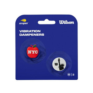 ウイルソン US OPEN DAMPENERS RD/BK 2PK 全米オープン 振動止めセット 2個入り WR84122010 テニス 振動止め Wilson