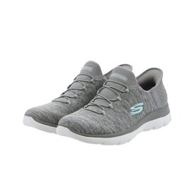 スケッチャーズ SUMMITS-DAZZLING HAZE 149937 GYMT レディース ウォーキングシューズ スニーカー ： グレー×ペールグリーン SKECHERS