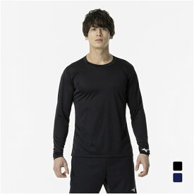 最大10％OFFクーポン ミズノ メンズ レディス バレーボール クイックドライPLUS 長袖Tシャツ Basicプラクティスシャツ(長袖) V2MAA530 MIZUNO