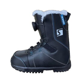 スプーン KIDS DREAM TGF BLACK (DREAM) 23-24年モデル ジュニア キッズ 子供 スノーボード ブーツ スノボ : ブラック×ブルー SPOON