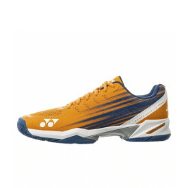 ヨネックス POWER CUSHION TEAM AC パワークッションチームAC SHTTAC メンズ レディス テニス オールコート用シューズ 3E : オレンジ×ネイビー YONEX