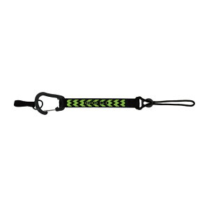 IW [VR[h LEASH CORD 130620 4228 Xm[{[h [VR[h : BLACK/GREEN ORANGE