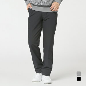 最大10%OFFクーポン 【10/30】 ティゴラ ゴルフウェア ロングパンツ 秋 冬 裏シャギー ストレートパンツ カジュアル (TR-1P1653NT) メンズ TIGORA