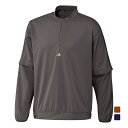 最大10％OFFクーポン 【8/4〜8/11】 アディダス ゴルフウェア 長袖ウインドブレーカー 春 夏 ULT365ツイストニットデタッチャブルプルオーバー (EZY43) メンズ adidas