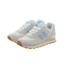 最大10％OFFクーポン ニューバランス 574 WL574 B QA2 レディース スニーカー ： ライトグレー×ペールブルー New Balance