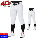 ローリングス ジュニア(キッズ・子供) 野球 練習用パンツ 4D8+plus ウルトラハイパーストレッチパンツ 4D8PLUS ホワイ…