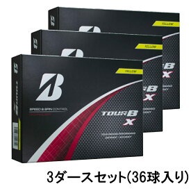 最大10％OFFクーポン ブリヂストン 24TOUR B X イエロー (B4YXJ) 3ダース(36球入) ゴルフ 公認球 BRIDGESTONE