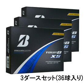 ブリヂストン 24TOUR B XS パールホワイト (S4GXJ) 3ダース(36球入) ゴルフ 公認球 BRIDGESTONE