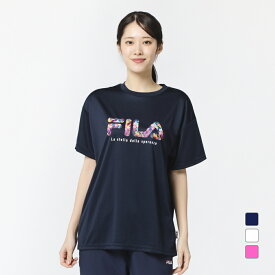 最大10％OFFクーポン フィラ レディース 半袖 Tシャツ 冷感メッシュTシャツ FL-9A22024TS スポーツウェア FILA yoridori