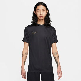 最大10％OFFクーポン ナイキ メンズ サッカー/フットサル 半袖シャツ Dri-FIT Academy23 S S トップ BR DV9751-016 : ブラック×ゴールド NIKE