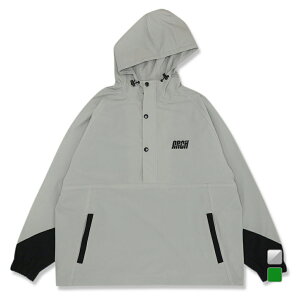 A[` Y fBX oXPbg{[ AE^[gbvX split logo anorak jacket T723 Arch