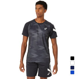 アシックス メンズ 半袖 機能 Tシャツ A-I-Mドライグラフィック半袖シャツ 2031E553 スポーツウェア asics