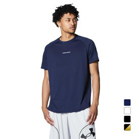 最大10％OFFクーポン 【8/4〜8/11】 アンダーアーマー メンズ レディス バスケットボール 半袖Tシャツ UAテック ロングショット ショートスリーブTシャツ 1371938 UNDER ARMOUR