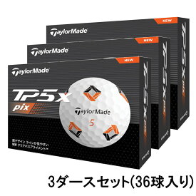 テーラーメイド TMJ24 TP5x pix JPN (N9099201) 3ダース(36球入) ゴルフ 公認球 TaylorMade