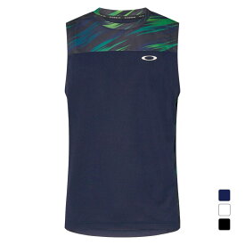 最大10％OFFクーポン オークリー メンズ テニス 半袖Tシャツ SLANT BLOCKING NS TEE 9.0 FOA406365 OAKLEY